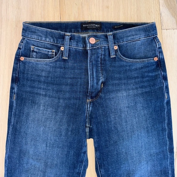 Banana Republic Mid-Rise Skinny Jeans Denim Medium Wash Size 26P - Picture 3 of 8